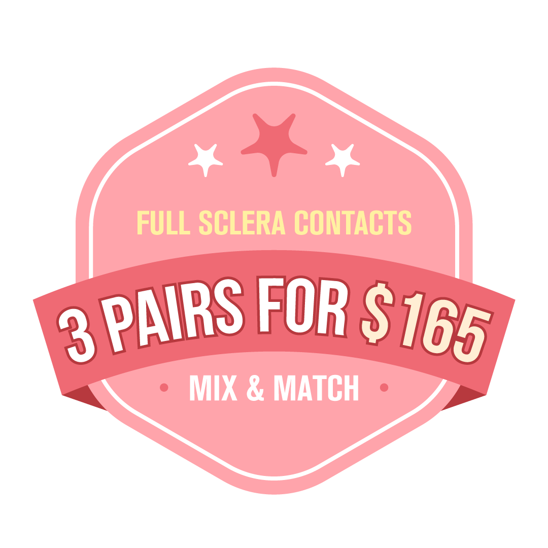 22.0mm Full Sclera Contacts (Bundle Deal)