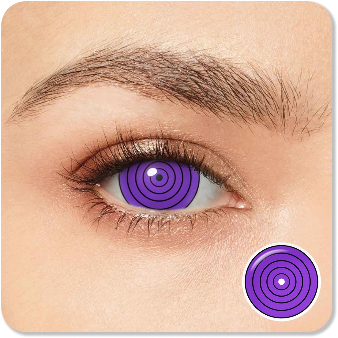 Purple Rinnegan Mini Sclera Eyes