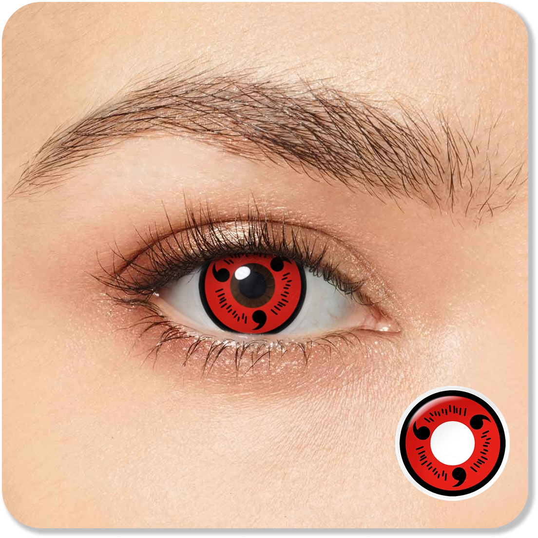 3 Tomoe Sharingan Cosplay Eyes