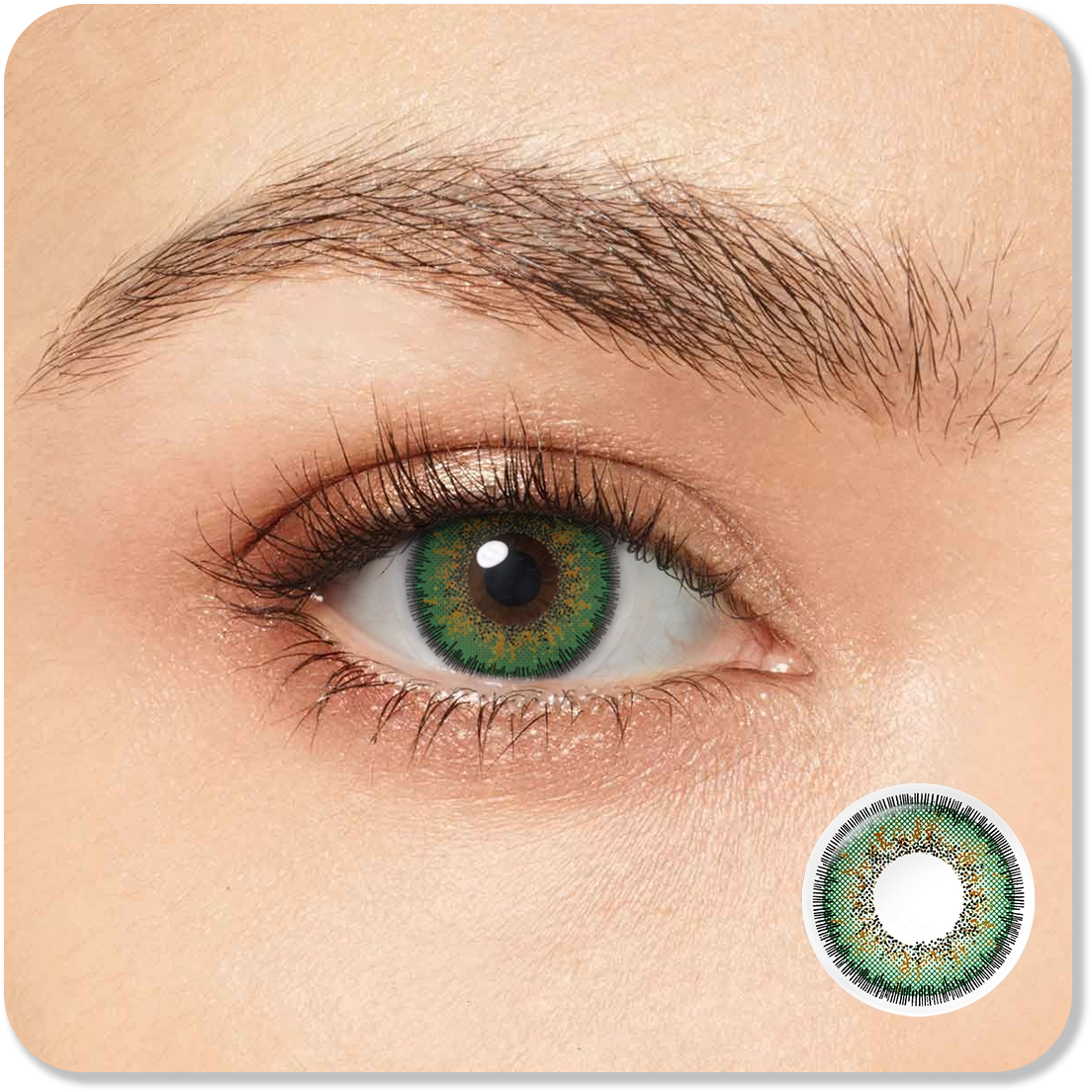 Envy Green Halloween Eyes