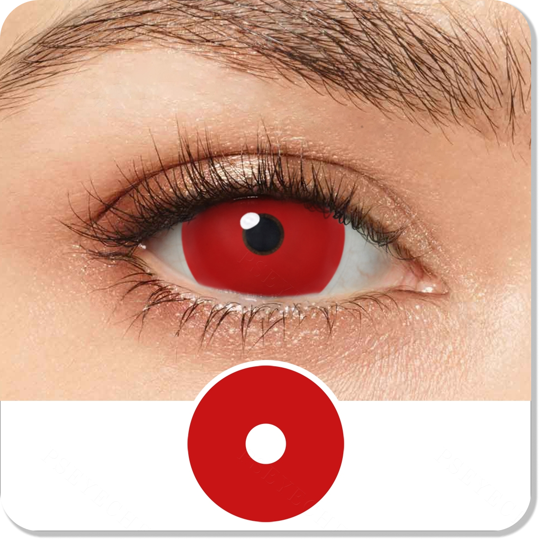 All Red Mini Sclera Eyes