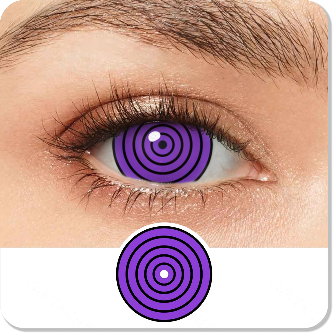 Purple Rinnegan Mini Sclera Eyes