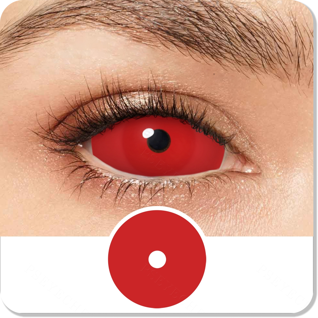 All Red Sclera Eyes