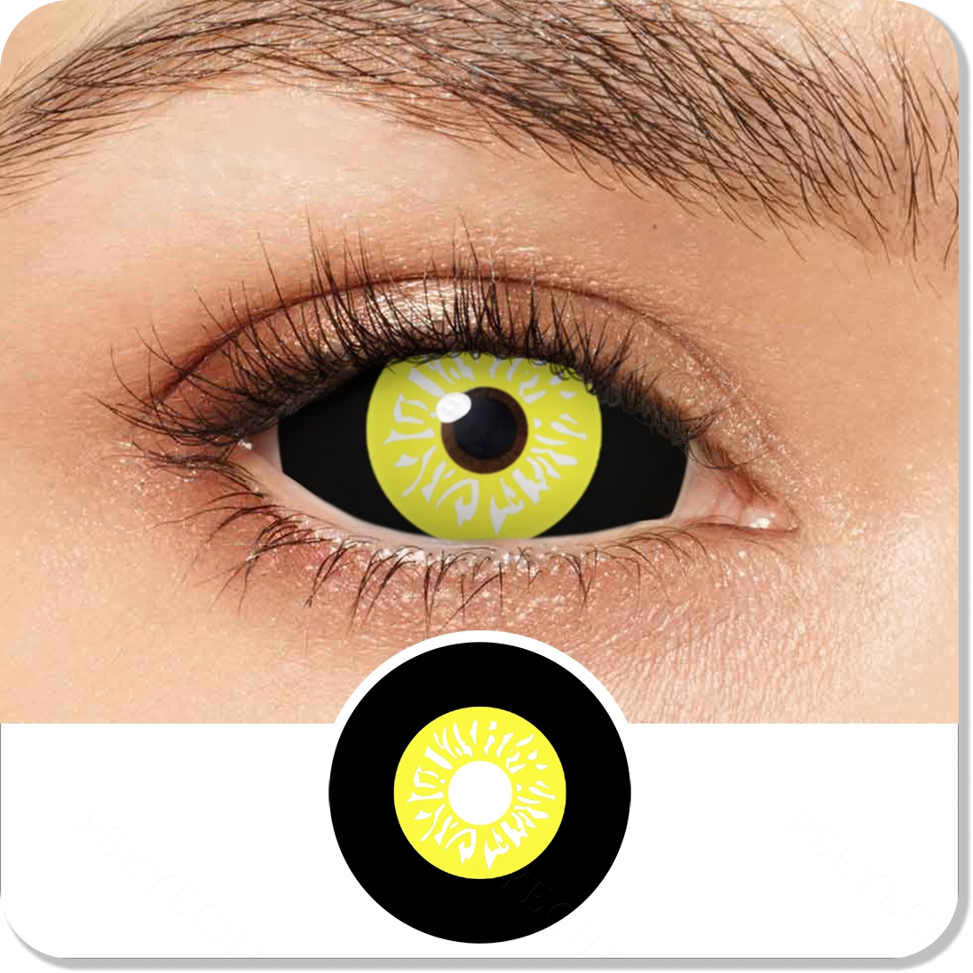 Sith Ichigo Black and Yellow Sclera Eyes