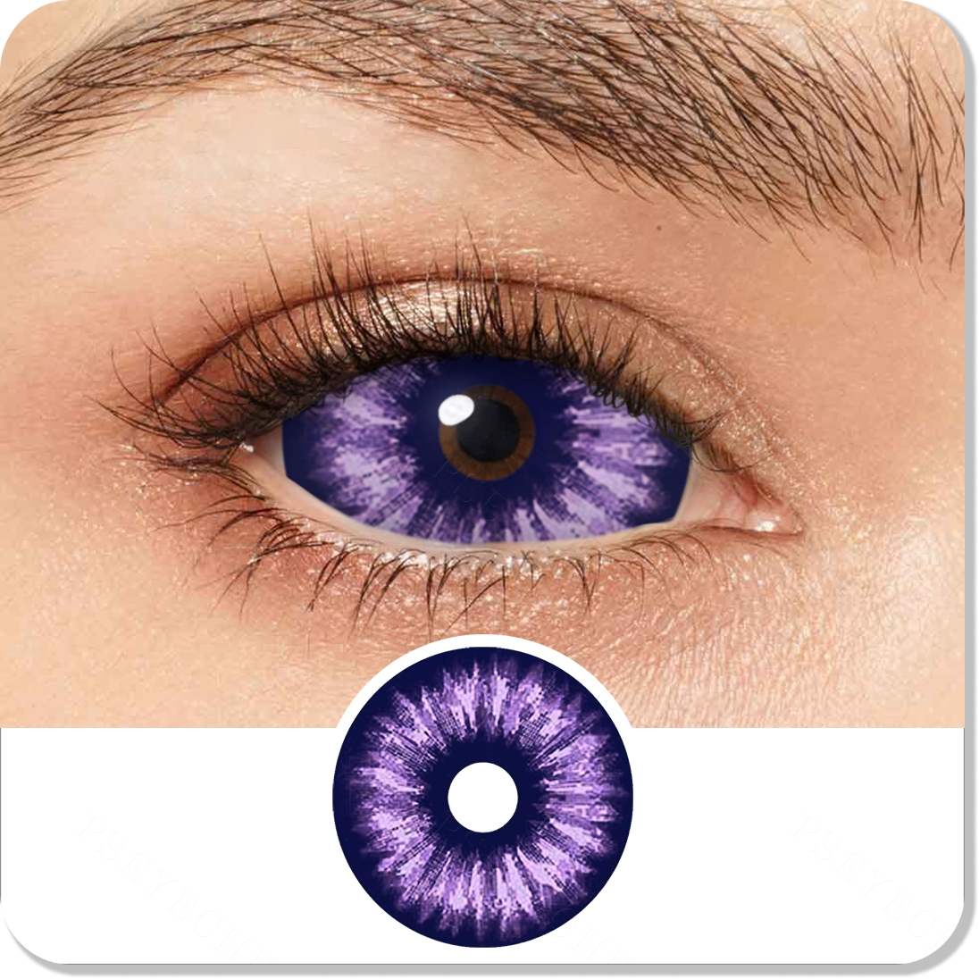 Purple Flash Sclera Eyes