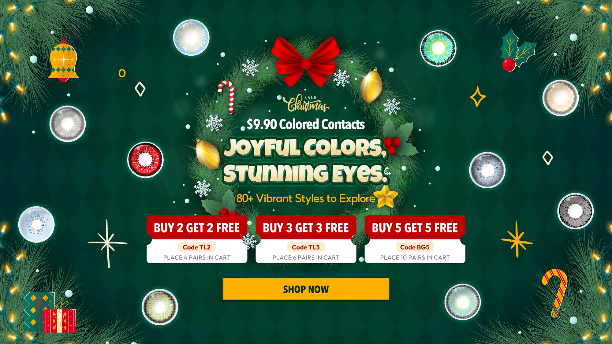 WOW! $9.90 Colored Contacts