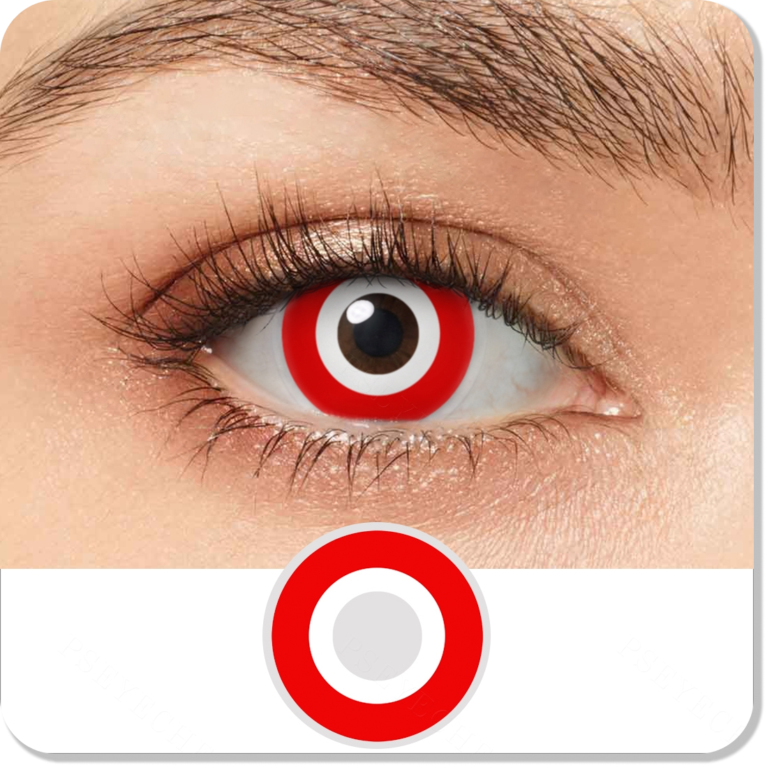 Red Ring Halloween Eyes