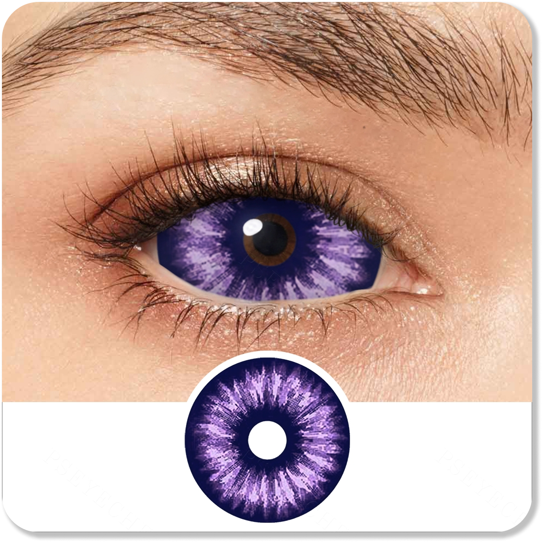 Purple Flash Sclera Eyes